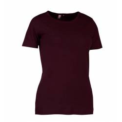 Interlock Damen T-Shirt | Rund-Ausschnitt | 508 von ID / Farbe: bordeaux / 100% BAUMWOLLE - | MEIN-KASACK.de | kasack |