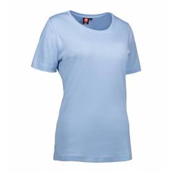 Interlock Damen T-Shirt | Rund-Ausschnitt | 508 von ID / Farbe: hellblau / 100% BAUMWOLLE - | MEIN-KASACK.de | kasack |