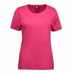 Interlock Damen T-Shirt | Rund-Ausschnitt | 508 von ID / Farbe: pink / 100% BAUMWOLLE - | MEIN-KASACK.de | kasack | kasa