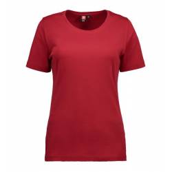 Interlock Damen T-Shirt | Rund-Ausschnitt | 508 von ID / Farbe: rot / 100% BAUMWOLLE - | MEIN-KASACK.de | kasack | kasac
