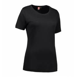 Interlock Damen T-Shirt | Rund-Ausschnitt | 508 von ID / Farbe: schwarz / 100% BAUMWOLLE - | MEIN-KASACK.de | kasack | k