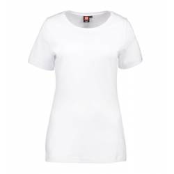 Interlock Damen T-Shirt | Rund-Ausschnitt | 508 von ID / Farbe: weiß / 100% BAUMWOLLE - | MEIN-KASACK.de | kasack | kasa
