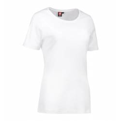Interlock Damen T-Shirt | Rund-Ausschnitt | 508 von ID / Farbe: weiß / 100% BAUMWOLLE - | MEIN-KASACK.de | kasack | kasa