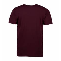 Interlock Herren T-Shirt | Rund-Ausschnitt | 0517 von ID / Farbe: bordeaux / 100% BAUMWOLLE - | MEIN-KASACK.de | kasack 