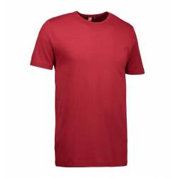 Interlock Herren T-Shirt | Rund-Ausschnitt | 0517 von ID / Farbe: rot / 100% BAUMWOLLE - | MEIN-KASACK.de | kasack | kas