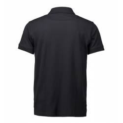 Stretch Herren Poloshirt | 525 von ID / Farbe: schwarz / 95% BAUMWOLLE 5% ELASTHAN - | MEIN-KASACK.de | kasack | kasacks