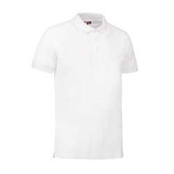 Stretch Herren Poloshirt | 525 von ID / Farbe: weiß  / 95% BAUMWOLLE 5% ELASTHAN - | MEIN-KASACK.de | kasack | kasacks |