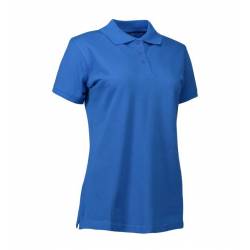 Stretch Damen Poloshirt | 527 von ID / Farbe: azur / 95% BAUMWOLLE 5% ELASTHAN - | MEIN-KASACK.de | kasack | kasacks | k
