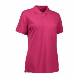 Stretch Damen Poloshirt | 527 von ID / Farbe: cerise / 95% BAUMWOLLE 5% ELASTHAN - | MEIN-KASACK.de | kasack | kasacks |
