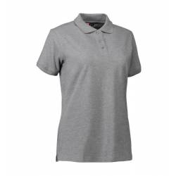 Stretch Damen Poloshirt | 527 von ID / Farbe: grau / 95% BAUMWOLLE 5% ELASTHAN - | MEIN-KASACK.de | kasack | kasacks | k