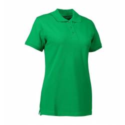 Stretch Damen Poloshirt | 527 von ID / Farbe: grün / 95% BAUMWOLLE 5% ELASTHAN - | MEIN-KASACK.de | kasack | kasacks | k