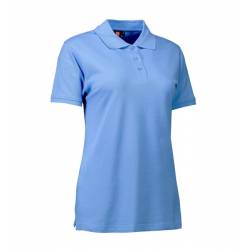 Stretch Damen Poloshirt | 527 von ID / Farbe: hellblau / 95% BAUMWOLLE 5% ELASTHAN - | MEIN-KASACK.de | kasack | kasacks