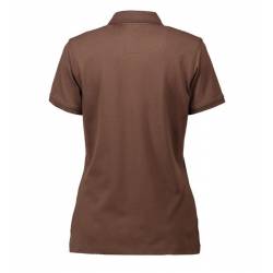 Stretch Damen Poloshirt | 527 von ID / Farbe: mokka / 95% BAUMWOLLE 5% ELASTHAN - | MEIN-KASACK.de | kasack | kasacks | 