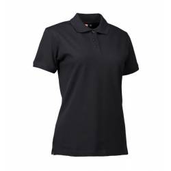 Stretch Damen Poloshirt | 527 von ID / Farbe: schwarz / 95% BAUMWOLLE 5% ELASTHAN - | MEIN-KASACK.de | kasack | kasacks 