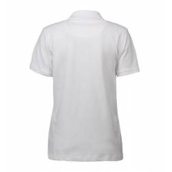 Stretch Damen Poloshirt | 527 von ID / Farbe: weiß / 95% BAUMWOLLE 5% ELASTHAN - | MEIN-KASACK.de | kasack | kasacks | k