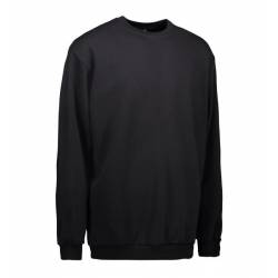 Klassisches Herren Sweatshirt | 604 von ID / Farbe: schwarz / 100% BAUMWOLLE - | MEIN-KASACK.de | kasack | kasacks | kas