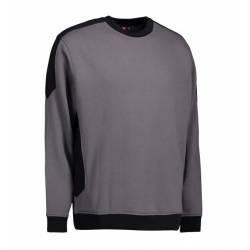 PRO Wear Sweatshirt | Kontrast | 362 von ID / Farbe: grau / 60% BAUMWOLLE 40% POLYESTER - | MEIN-KASACK.de | kasack | ka