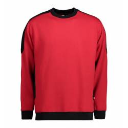 PRO Wear Sweatshirt | Kontrast | 362 von ID / Farbe: rot / 60% BAUMWOLLE 40% POLYESTER - | MEIN-KASACK.de | kasack | kas
