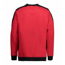 PRO Wear Sweatshirt | Kontrast | 362 von ID / Farbe: rot / 60% BAUMWOLLE 40% POLYESTER - | MEIN-KASACK.de | kasack | kas