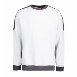 PRO Wear Sweatshirt | Kontrast | 362 von ID / Farbe: weiß / 60% BAUMWOLLE 40% POLYESTER - | MEIN-KASACK.de | kasack | ka