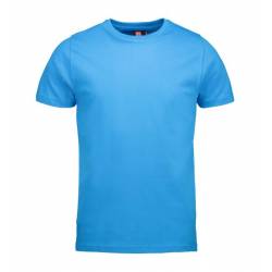 T-TIME® T-Shirt | körpernah | Rund-Ausschnitt |502 von ID / Farbe: türkis / 100% BAUMWOLLE - | MEIN-KASACK.de | kasack |