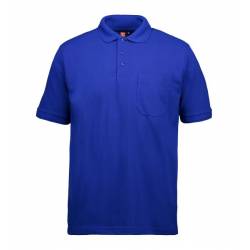 Klassisches Herren Poloshirt | mit Tasche | 520 von ID / Farbe: königsblau / 50% BAUMWOLLE 50% POLYESTER - | MEIN-KASACK