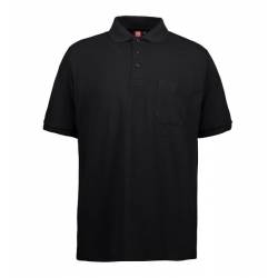 Klassisches Herren Poloshirt | mit Tasche | 520 von ID / Farbe: schwarz / 50% BAUMWOLLE 50% POLYESTER - | MEIN-KASACK.de
