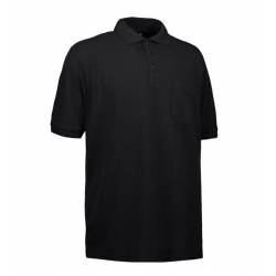 Klassisches Herren Poloshirt | mit Tasche | 520 von ID / Farbe: schwarz / 50% BAUMWOLLE 50% POLYESTER - | MEIN-KASACK.de