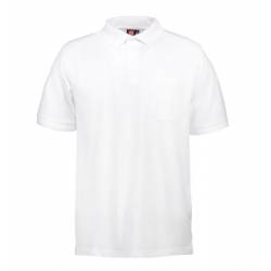 Klassisches Herren Poloshirt | mit Tasche | 520 von ID / Farbe: weiß / 50% BAUMWOLLE 50% POLYESTER - | MEIN-KASACK.de | 