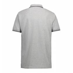 Stretch Herren Poloshirt | Kontrast | 522 von ID / Farbe: grau / 85% BAUMWOLLE 10% VISKOSE 5% ELASTHAN - | MEIN-KASACK.d