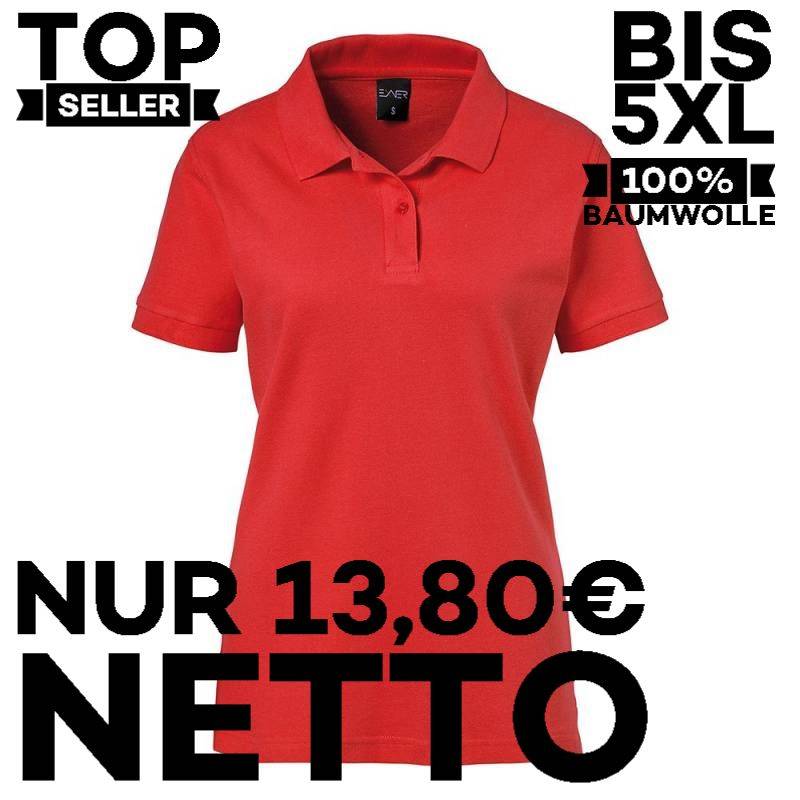 Damen-Poloshirt 983 von EXNER / Farbe: rot / 100% Baumwolle - | MEIN-KASACK.de | kasack | kasacks | kassak | berufsbekle