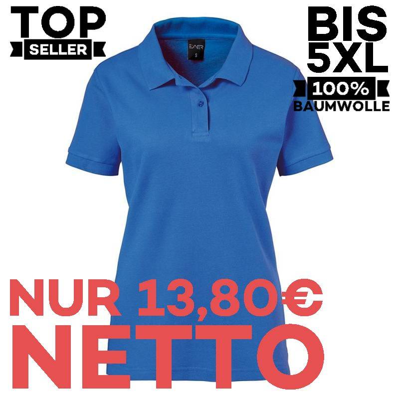 Damen-Poloshirt 983 von EXNER / Farbe: royal blue / 100% Baumwolle - | MEIN-KASACK.de | kasack | kasacks | kassak | beru