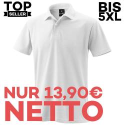 Herren - Poloshirt 982 von EXNER / Farbe: weiß / 65% Baumwolle 35% Polyester - | MEIN-KASACK.de | kasack | kasacks | kas