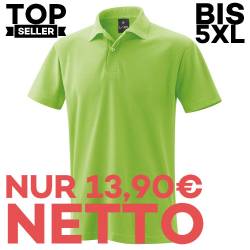 Herren - Poloshirt 982 von EXNER / Farbe: lemon green / 65% Baumwolle 35% Polyester - | MEIN-KASACK.de | kasack | kasack
