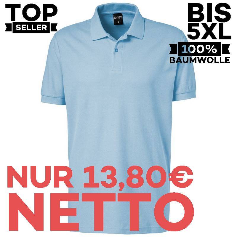 Herren - Poloshirt 982 von EXNER / Farbe: light blue / 100% Baumwolle - | MEIN-KASACK.de | kasack | kasacks | kassak | b