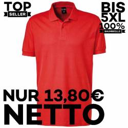Herren - Poloshirt 982 von EXNER / Farbe: rot / 100% Baumwolle - | MEIN-KASACK.de | kasack | kasacks | kassak | berufsbe
