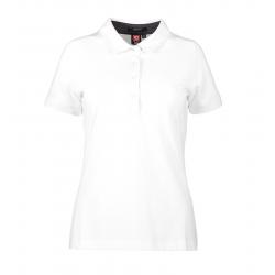 Business Damen Poloshirt | Stretch 535 von ID / Farbe: weiß / 95% BAUMWOLLE 5% ELASTANE - | MEIN-KASACK.de | kasack | ka