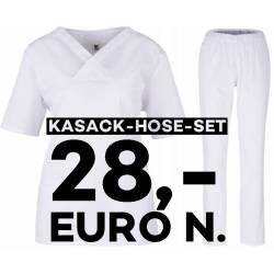 SALE - Kombination aus KASACK 2651 und SCHLUPFHOSE 2648 von MEIN-KASACK.de / Farbe: weiß - | MEIN-KASACK.de | kasack | k