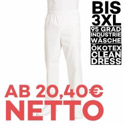 Damen-Schlupfhose 107 von LEIBER / Farbe: weiß / 50 % Baumwolle 50 % Polyester - | MEIN-KASACK.de | kasack | kasacks | k