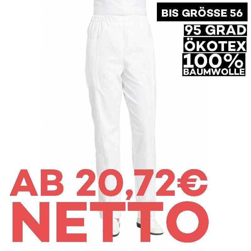Damenhose 4690  von LEIBER / Farbe: weiß / 100 % Baumwolle Feinköper - | MEIN-KASACK.de | kasack | kasacks | kassak | be