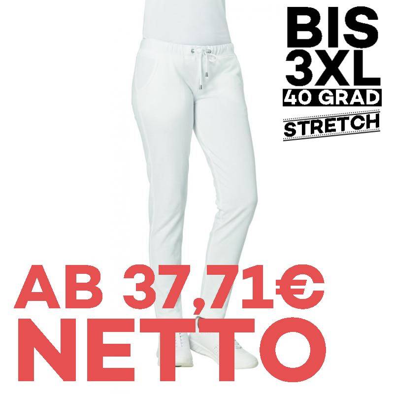 Damen-Sweathose - STRETCH -7560 von LEIBER / Farbe: weiß / 95 % Baumwolle 5% Elasthan - | MEIN-KASACK.de | kasack | kasa