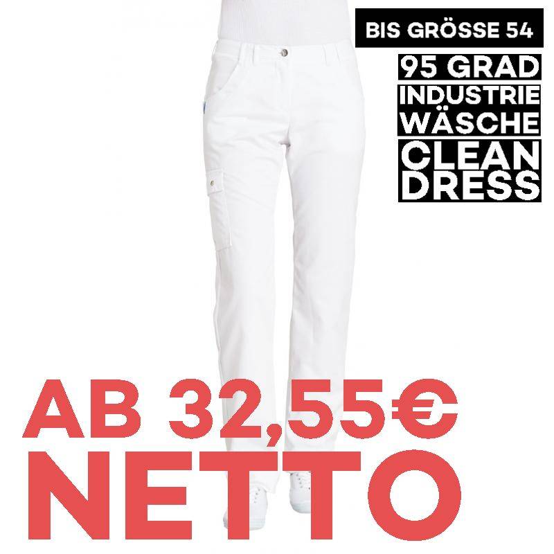 Damenhose 1140 von LEIBER / Farbe: weiß / 50 % Baumwolle 50 % Polyester - | MEIN-KASACK.de | kasack | kasacks | kassak |