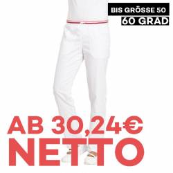 Damenhose 6750 von LEIBER / Farbe: weiß-beere / 65 % Polyester 35 % Baumwolle - | MEIN-KASACK.de | kasack | kasacks | ka