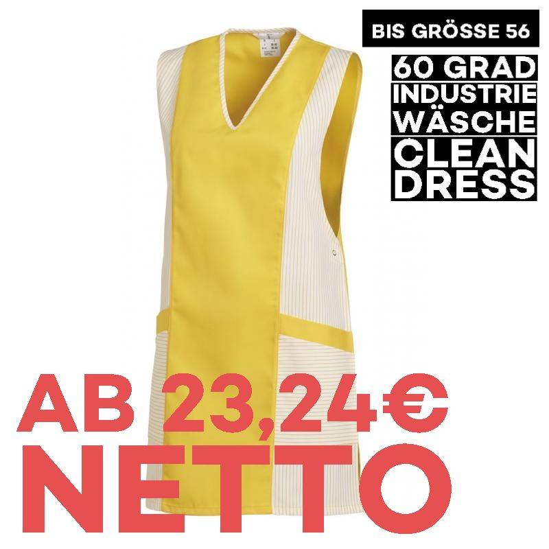 Überwurfschürze / Chasuble 264 von LEIBER / Farbe: weiß-gelb / 65 % Polyester 35 % Baumwolle - | MEIN-KASACK.de | kasack