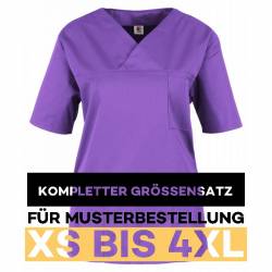 Kompletter Größensatz für Musterbestellung: Damen -  Kasack 2651 von MEIN-KASACK.de / Farbe: violett - 1