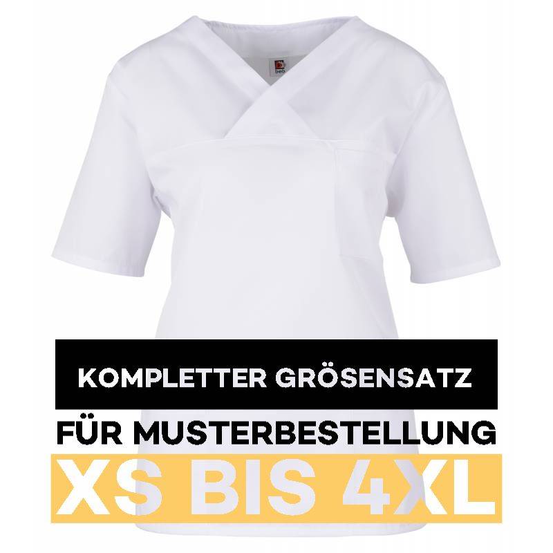Kompletter Größensatz für Musterbestellung: Damen -  Kasack 2651 von MEIN-KASACK.de / Farbe: weiß - 1