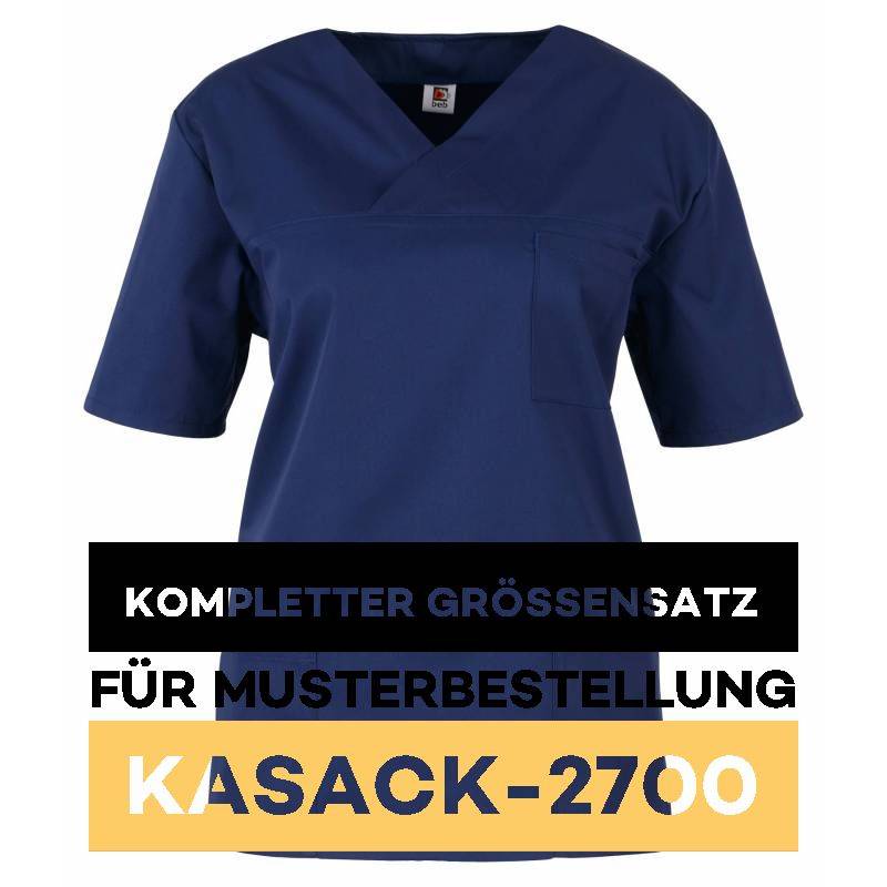 Kompletter Größensatz für Musterbestellung: Damen-Kasack / OP - Kasack - 2700 von MEIN-KASACK.de / Farbe: marine - 1