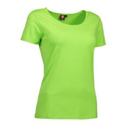 Stretch Damen T-Shirt 590 von ID / Farbe: lime / 92% BAUMWOLLE 8% ELASTANE - | MEIN-KASACK.de | kasack | kasacks | kassa
