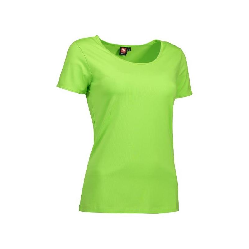 Stretch Damen T-Shirt 590 von ID / Farbe: lime / 92% BAUMWOLLE 8% ELASTANE - | MEIN-KASACK.de | kasack | kasacks | kassa