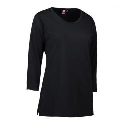 PRO Wear Damen T-Shirt | 3/4-Arm 313 von ID / Farbe: schwarz / 60% BAUMWOLLE 40% POLYESTER - | MEIN-KASACK.de | kasack |
